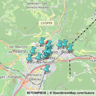 Mappa Via IV Novembre, 39100 Bolzano BZ, Italia (1.24923)