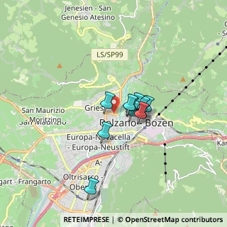 Mappa Via IV Novembre, 39100 Bolzano BZ, Italia (1.03909)