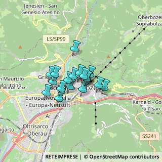 Mappa Via Molini, 39100 Bolzano BZ, Italia (0.9415)