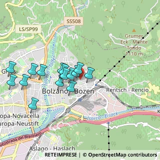 Mappa Via Molini, 39100 Bolzano BZ, Italia (0.85)