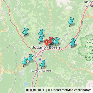 Mappa Via Molini, 39100 Bolzano BZ, Italia (6.51583)