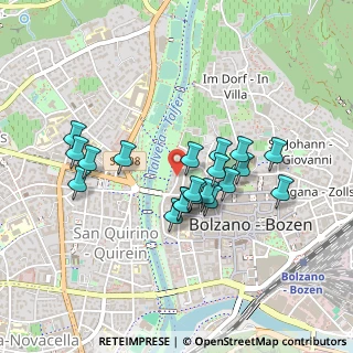 Mappa Via Talvera, 39100 Bolzano BZ, Italia (0.371)