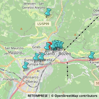 Mappa Via Talvera, 39100 Bolzano BZ, Italia (1.36545)