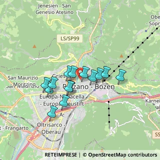 Mappa Via Talvera, 39100 Bolzano BZ, Italia (1.33143)