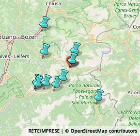 Mappa Str. Luigi Heimann, 38035 Moena TN, Italia (12.2175)