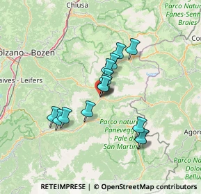 Mappa Strada Salejada, 38035 Moena TN, Italia (10.35933)