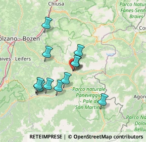 Mappa Strada Salejada, 38035 Moena TN, Italia (12.22)