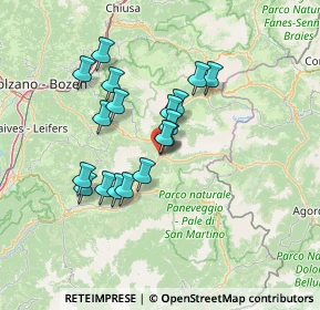 Mappa Strada Salejada, 38035 Moena TN, Italia (11.25667)