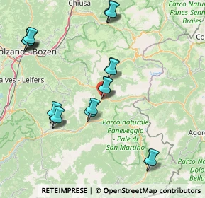 Mappa Strada della Comunità de Fiem, 38035 Moena TN, Italia (17.463)