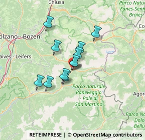 Mappa Strada della Comunità de Fiem, 38035 Moena TN, Italia (9.21273)