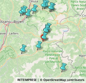 Mappa Strada della Comunità de Fiem, 38035 Moena TN, Italia (16.33333)