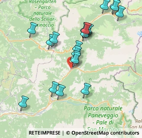 Mappa Strada della Comunità de Fiem, 38035 Moena TN, Italia (7.853)