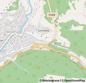 Mappa 38035 Moena TN, Italia (0.6005)