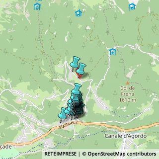 Mappa Frazione Feder, 32020 Canale d'Agordo BL, Italia (0.85)