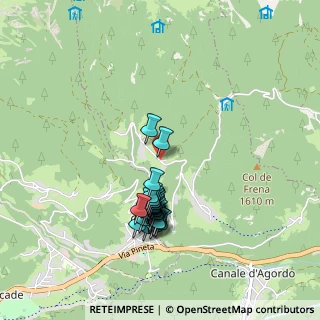 Mappa Frazione Feder, 32020 Canale d'Agordo BL, Italia (0.83462)