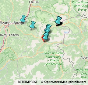 Mappa Via de S. Pellegrino, 38035 Moena TN, Italia (11.1745)
