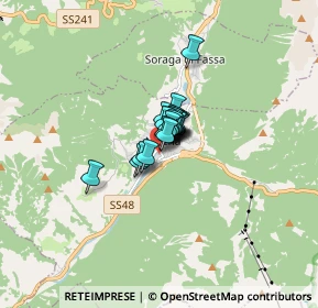 Mappa Via de S. Pellegrino, 38035 Moena TN, Italia (0.557)