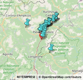 Mappa Località Produttiva, 32044 Pieve di Cadore BL, Italia (9.8695)