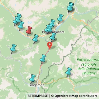 Mappa Località Produttiva, 32044 Pieve di Cadore BL, Italia (9.5815)