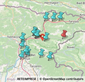 Mappa Via Rivoli Sagata, 33010 Chiusaforte UD, Italia (12.28941)