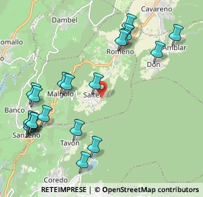 Mappa Via delle Fontanelle, 38010 Spormaggiore TN, Italia (2.3925)