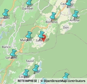 Mappa Via delle Fontanelle, 38010 Spormaggiore TN, Italia (3.05308)