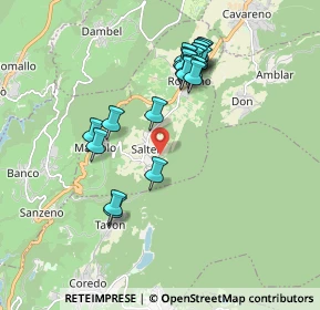 Mappa Via delle Fontanelle, 38010 Spormaggiore TN, Italia (1.721)