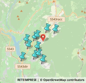 Mappa Via delle Fontanelle, 38010 Spormaggiore TN, Italia (2.85545)