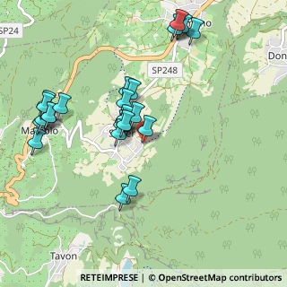 Mappa Via delle Fontanelle, 38010 Spormaggiore TN, Italia (1.00769)