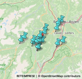 Mappa Via delle Fontanelle, 38010 Spormaggiore TN, Italia (9.51118)