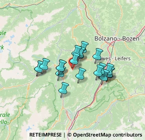 Mappa Via delle Fontanelle, 38010 Spormaggiore TN, Italia (9.6155)