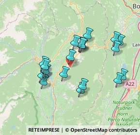 Mappa Via delle Fontanelle, 38010 Spormaggiore TN, Italia (6.638)