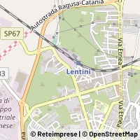 Mapa Lentini