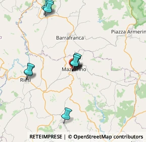 Mappa Via Tagliamento, 93013 Mazzarino CL, Italia (7.36091)