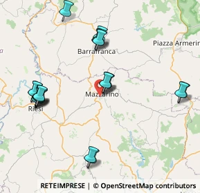 Mappa Viale della Pace, 93013 Mazzarino CL, Italia (9.8035)