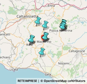 Mappa Via Puglie, 93013 Mazzarino CL, Italia (11.95125)