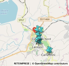 Mappa Via Piemonte, 96016 Lentini SR, Italia (1.47727)