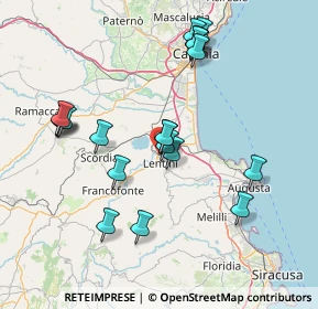 Mappa Via Piemonte, 96016 Lentini SR, Italia (17.2545)