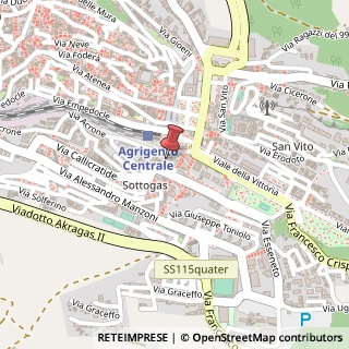 Mappa Piazza Metello, 92100 Agrigento, Agrigento (Sicilia)