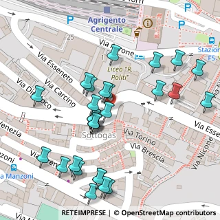 Mappa Via Genova, 92100 Agrigento AG, Italia (0.05862)