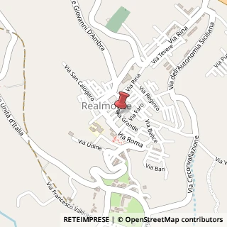 Mappa Via Grande, 171, 92010 Realmonte, Agrigento (Sicilia)