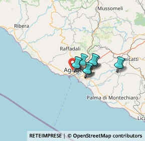Mappa C.da Zunica - Monserrato Villaseta Agrigento, 92100 Agrigento AG, Italia (8.99636)