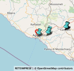 Mappa C.da Zunica - Monserrato Villaseta Agrigento, 92100 Agrigento AG, Italia (17.0525)