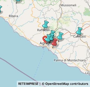Mappa C.da Zunica - Monserrato Villaseta Agrigento, 92100 Agrigento AG, Italia (29.216)