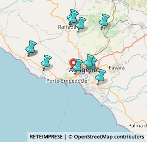 Mappa C.da Zunica - Monserrato Villaseta Agrigento, 92100 Agrigento AG, Italia (7.91182)