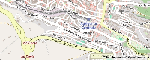 Mappa Agrigento