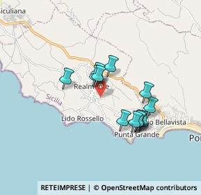 Mappa 92010 Realmonte AG, Italia (1.61385)