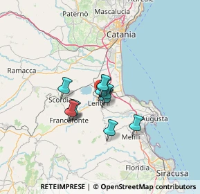 Mappa Via Curie Marie, 96016 Lentini SR, Italia (9.01545)
