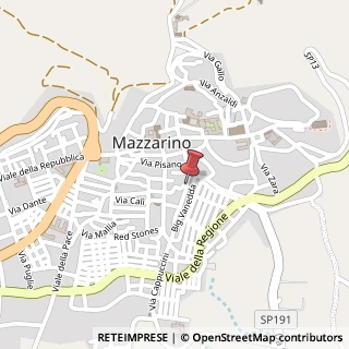 Mappa Via San Giuseppe, 10, 93013 Mazzarino, Caltanissetta (Sicilia)