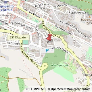 Mappa G Via Ugo La Malfa, 14g, 92100 Agrigento, Agrigento (Sicilia)